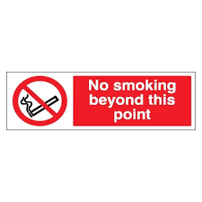 No Smoking Beyond This Point